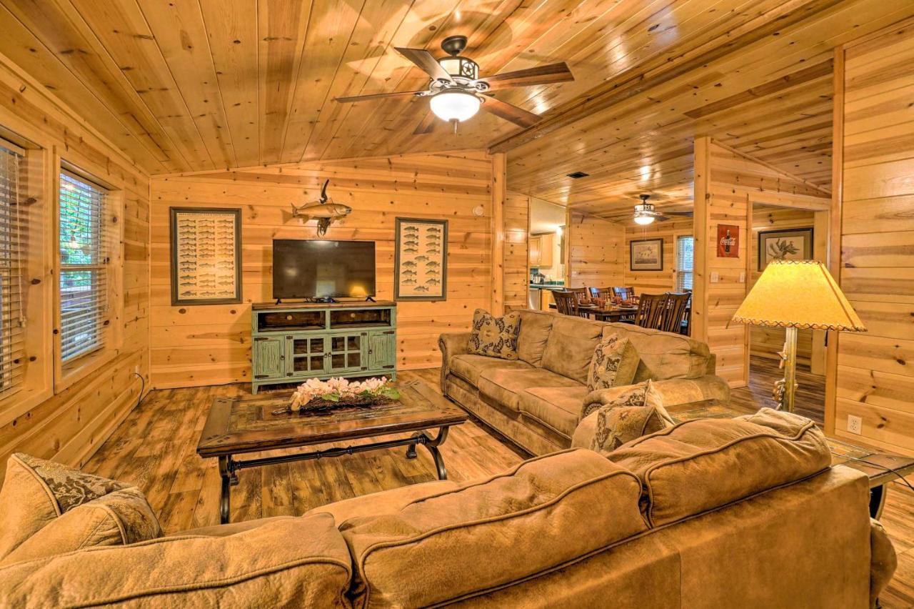 Broken Bow Oasis Hot Tub, Fire Pit And Patio Villa ภายนอก รูปภาพ