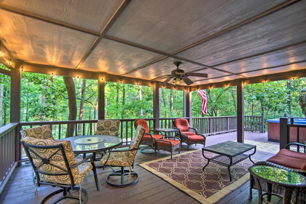 Broken Bow Oasis Hot Tub, Fire Pit And Patio Villa ภายนอก รูปภาพ