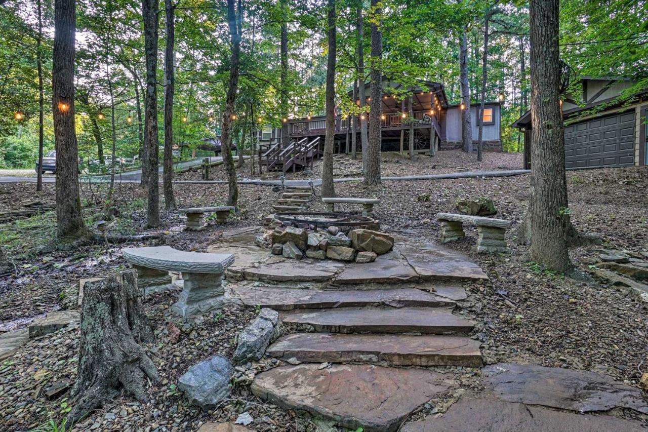 Broken Bow Oasis Hot Tub, Fire Pit And Patio Villa ภายนอก รูปภาพ